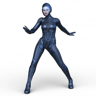 3D cg işleme kahraman 