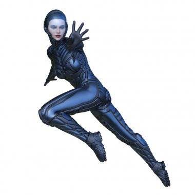 3D cg işleme kahraman 