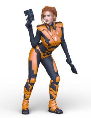 3D cg işleme kahraman 