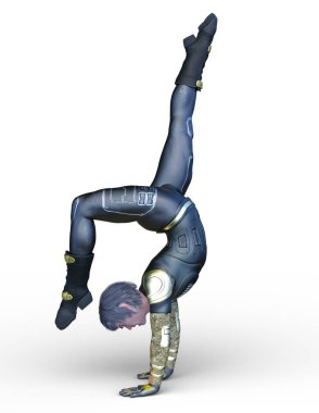 3D cg işleme kahraman