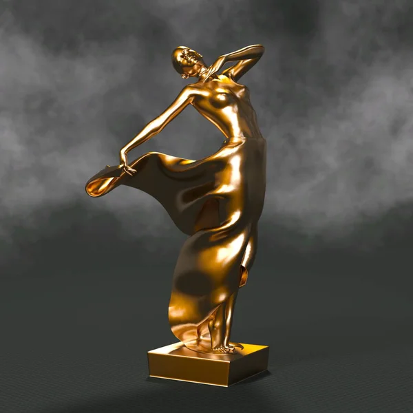 Renderelés Trophy — Stock Fotó