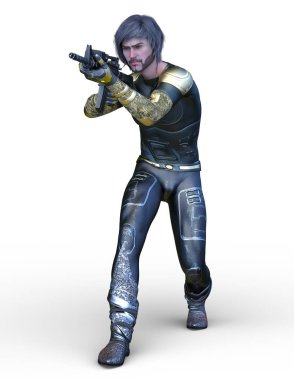 3D cg işleme kahraman