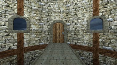 3D cg işleme kale