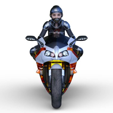 motorcu 3D cg render
