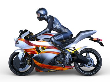 motorcu 3D cg render