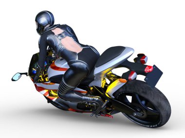 motorcu 3D cg render