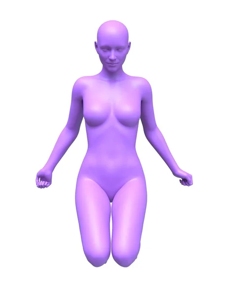 Rendering Pink Woman — Stock Photo, Image