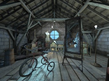 3d cg işleme kabinin