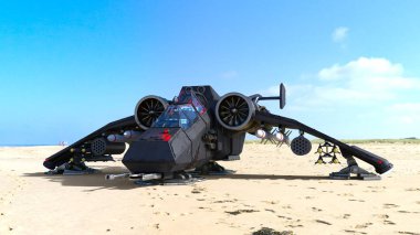 3D cg işleme avcı uçağı