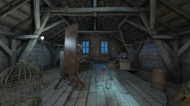 3d cg işleme kabinin