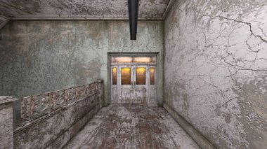 Korku evi 3d cg render