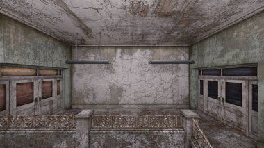 Korku evi 3d cg render