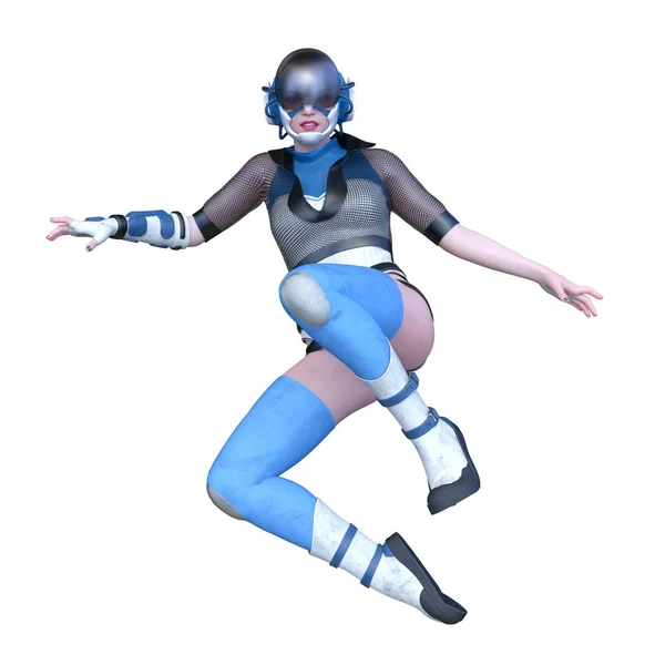 Rendering Costume Girl — Stock Photo, Image