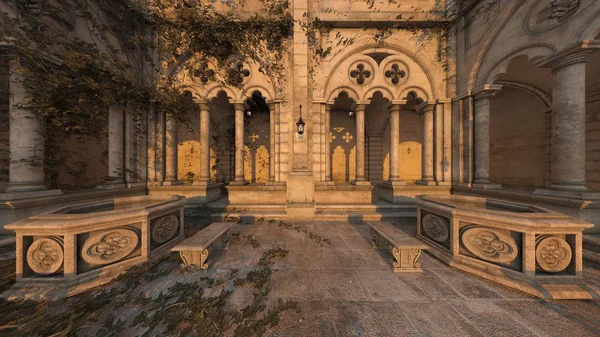 3D CG rendering of Castle