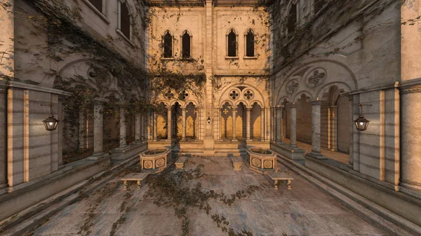 3D CG rendering of Castle