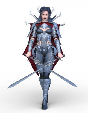 3D cg işleme seksi savaşçı