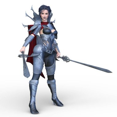 3D cg işleme seksi savaşçı