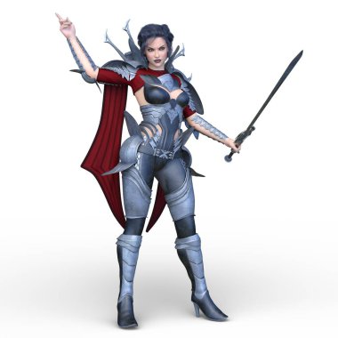 3D cg işleme seksi savaşçı