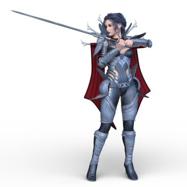 3D cg işleme seksi savaşçı