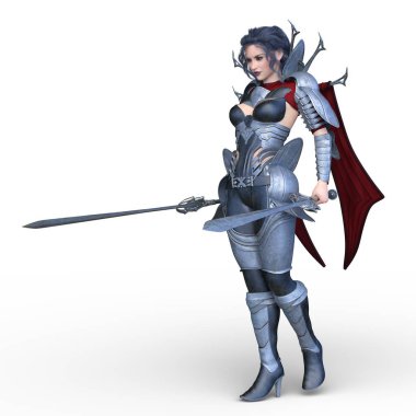 3D cg işleme seksi savaşçı