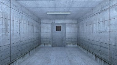 Beton binanın 3d Cg render