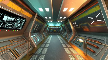 teknoloji alanı 3D CG render