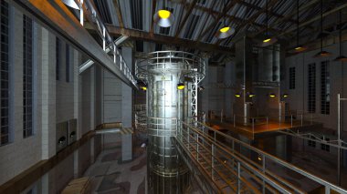 teknoloji alanı 3D CG render