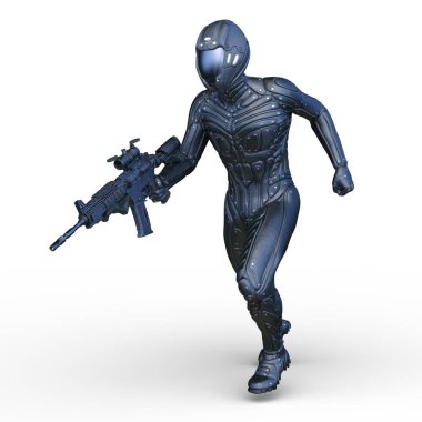 3D cg işleme kahraman