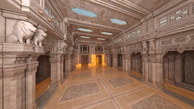 3D cg işleme ikamet 