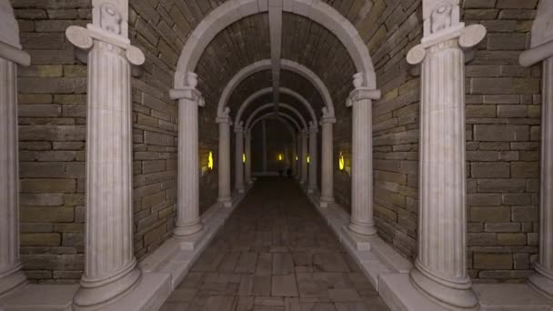 3D rendu 3D des ruines 