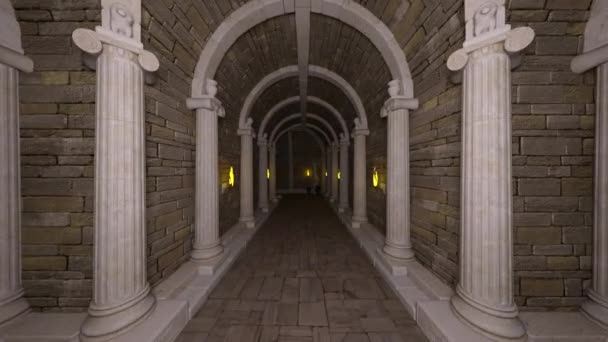 Renderowania Ruin — Wideo stockowe