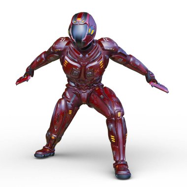 tel çerçeve adam 3D CG render