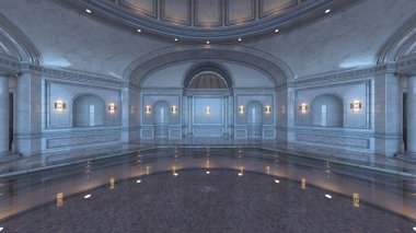 3D cg işleme ikamet 