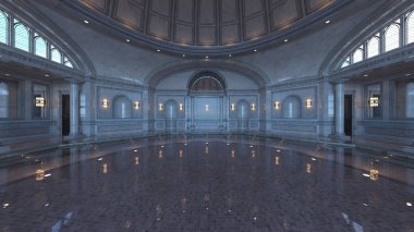 3D cg işleme ikamet 