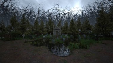 3d cg işleme mezar