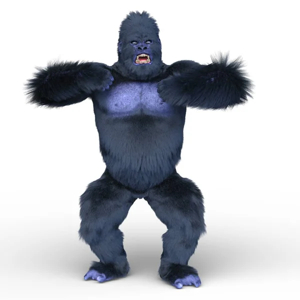 Rendering Gorilla — Stockfoto