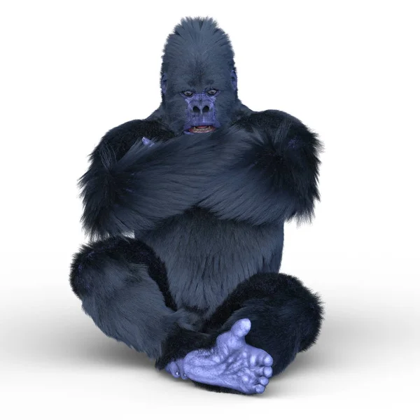 Rendering Gorilla — Stockfoto