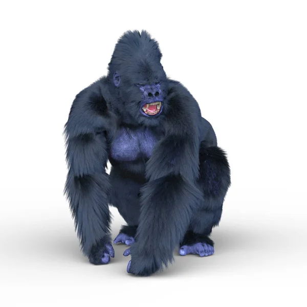 Rendering Gorilla — Foto Stock