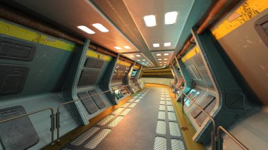 teknoloji alanı 3D CG render