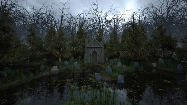 Rendering Grave — Foto Stock