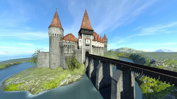 3D CG rendering of Castle