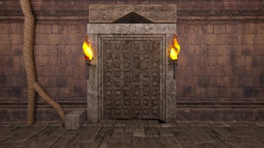 3D cg işleme antik kalıntıları