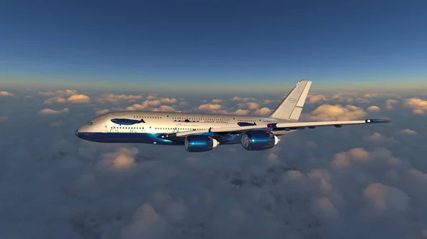비행기의 렌더링 — 스톡 사진