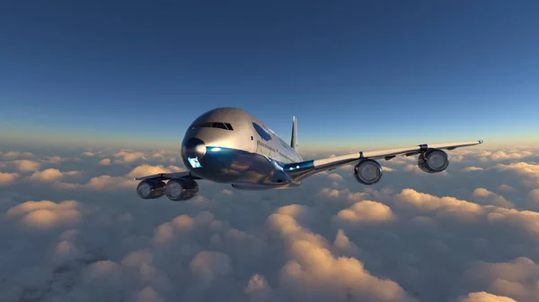 Візуалізація Літака — стокове фото