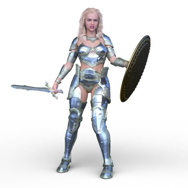 3D cg işleme seksi savaşçı