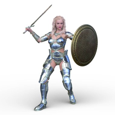 3D cg işleme seksi savaşçı