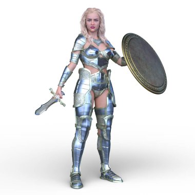 3D cg işleme seksi savaşçı