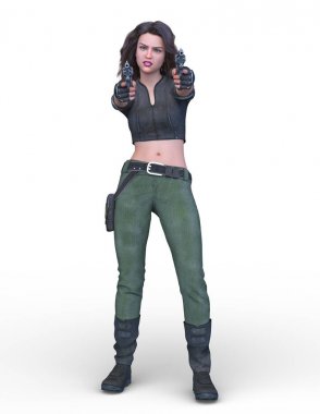 3D cg işleme kahraman 