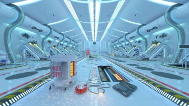 teknoloji alanı 3D CG render