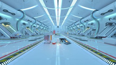 teknoloji alanı 3D CG render